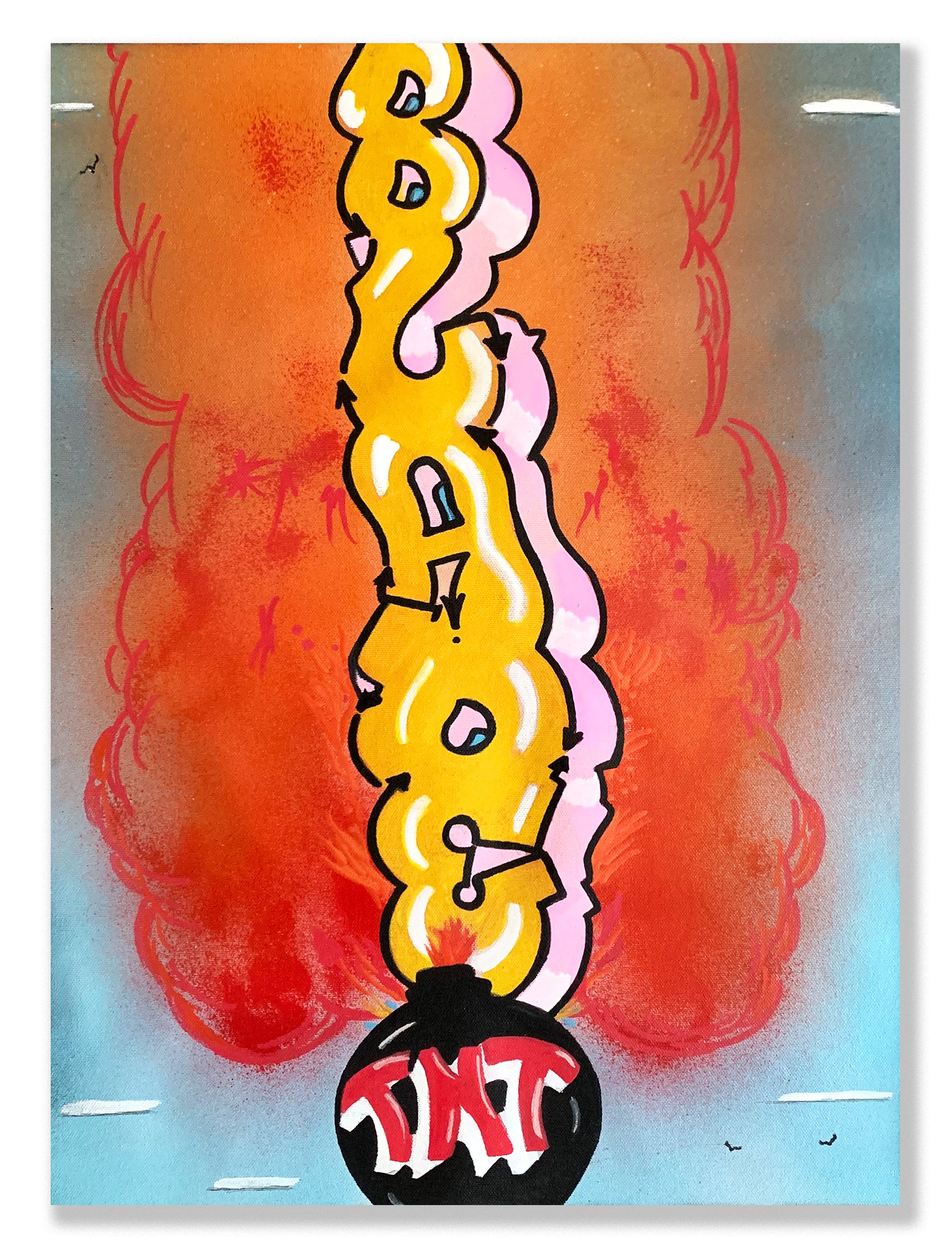 BLADE  "The Fire Below" Painting