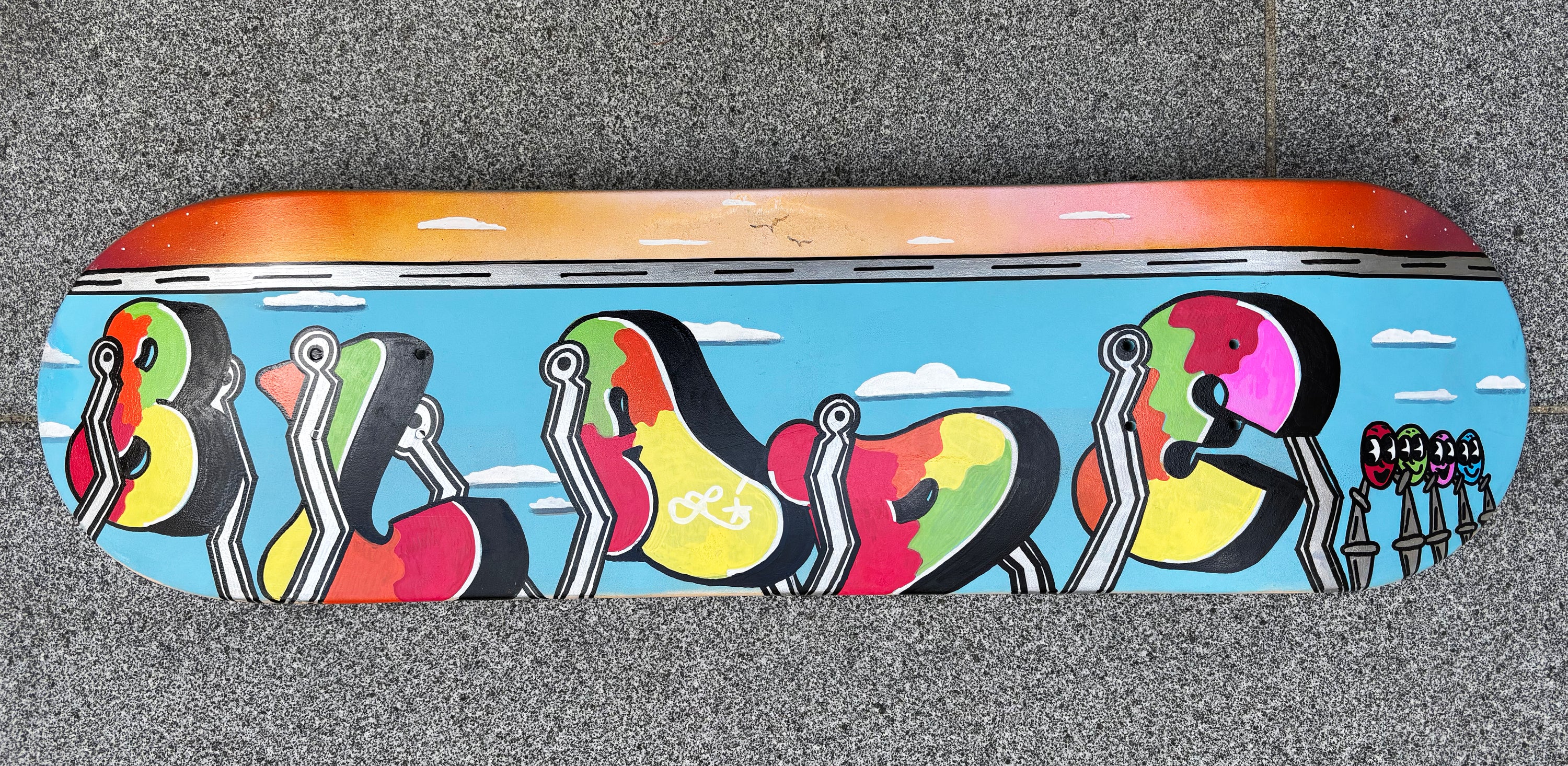 BLADE - "Walking Letters" Hand Painted Deck