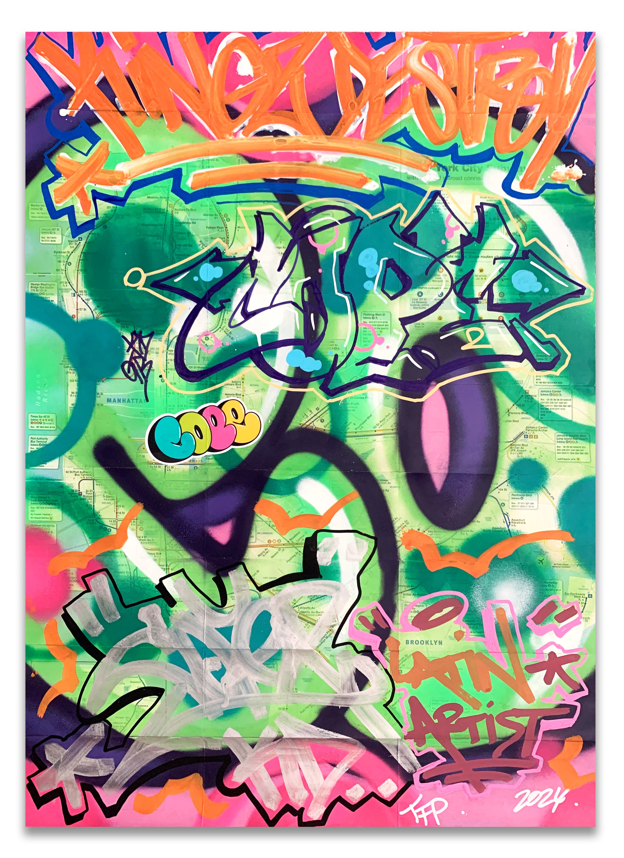 COPE2 - "Kingz Destroy" NYC Map