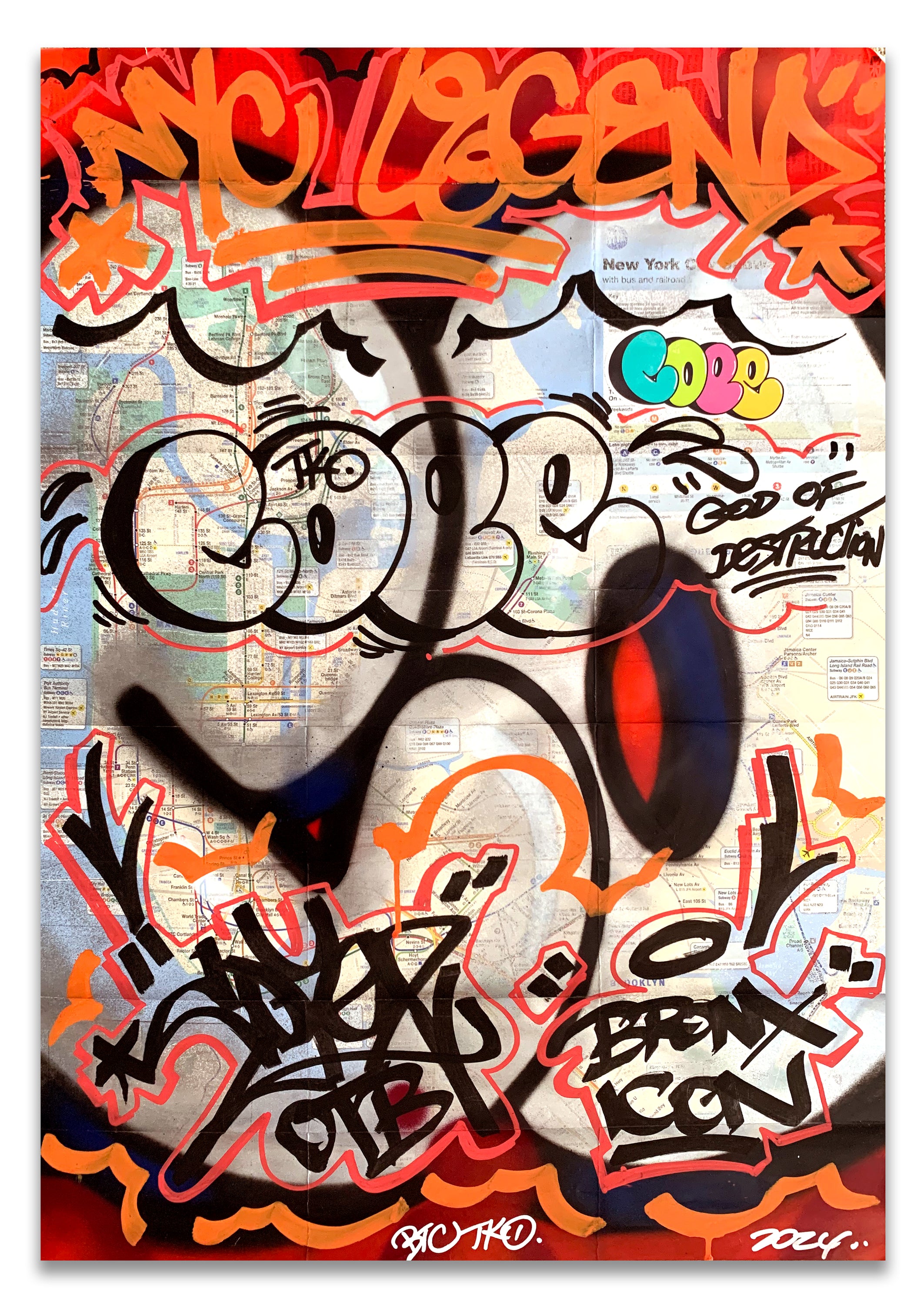COPE2 - "NYC Legend" NYC Map