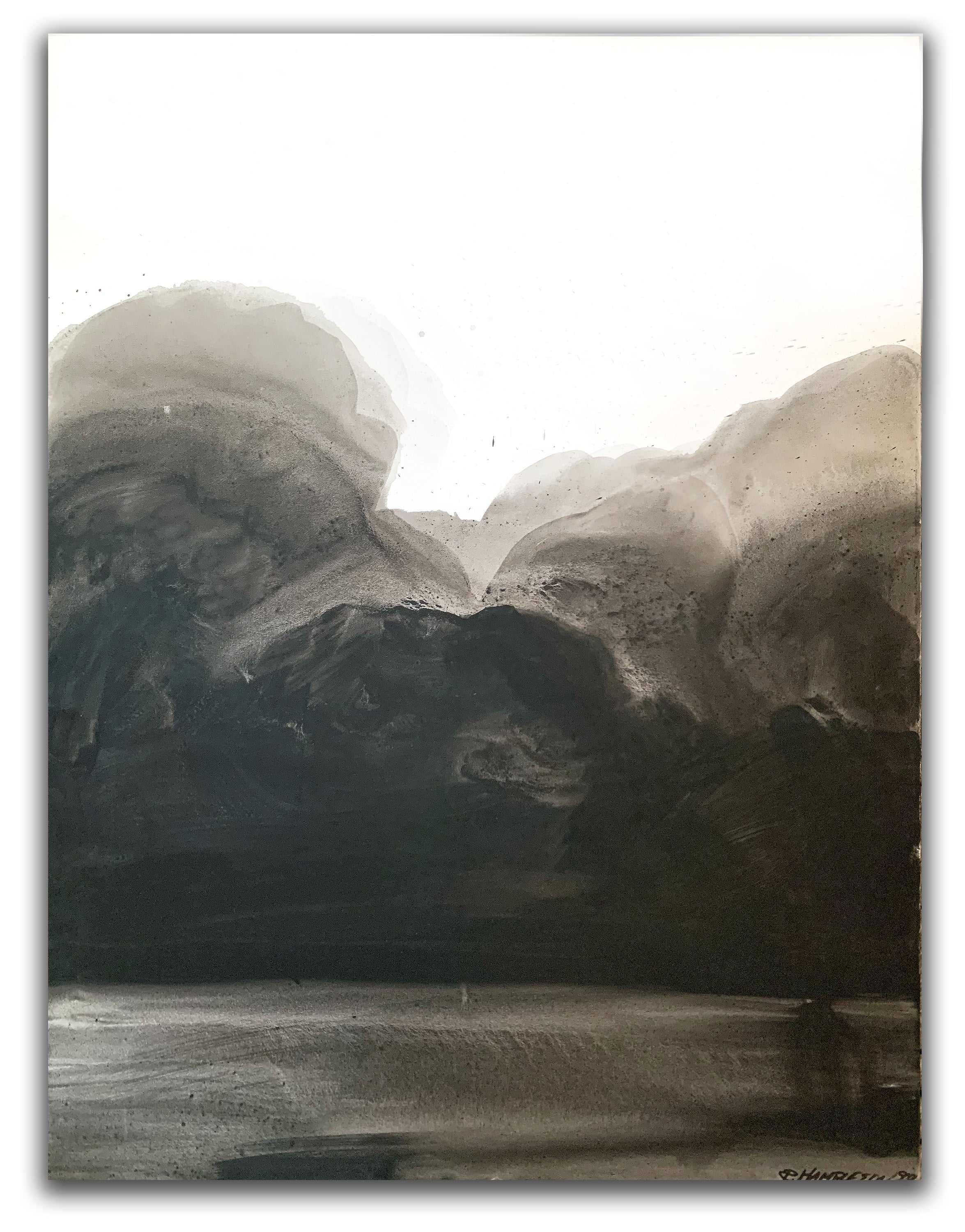 Richard Hambleton "Landscape" Painting