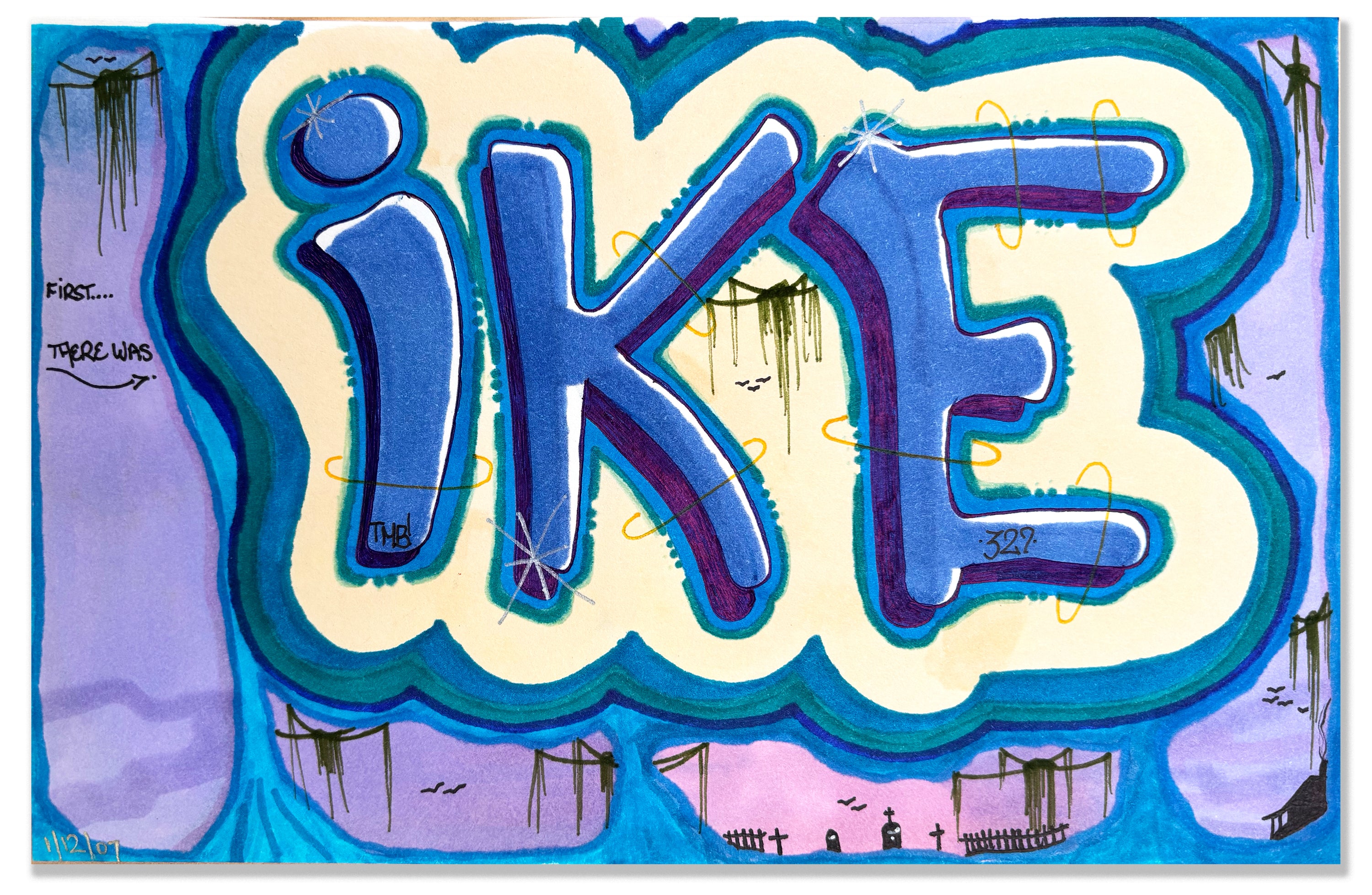 IZ THE WIZ -"IZZY" BB Drawing