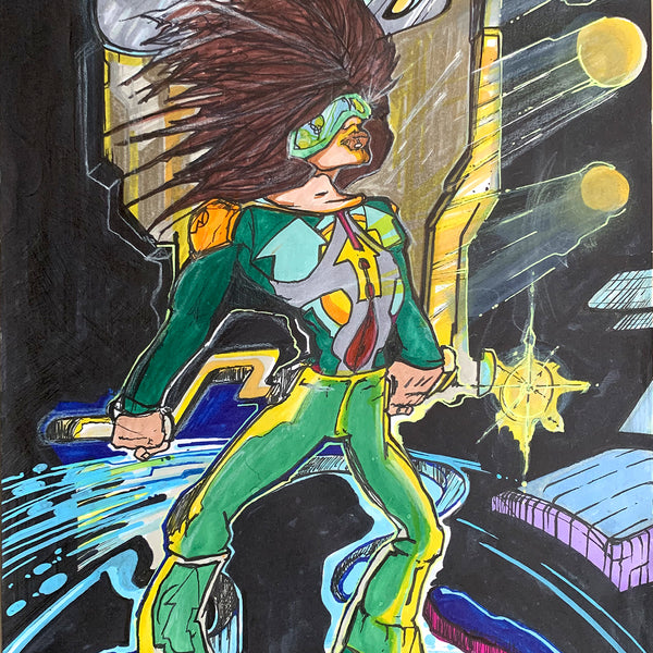KR.ONE - "Rock Star"  Drawing