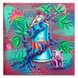 LADY PINK - "Piglet Pink" Painting