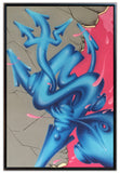 SEEN -  "Devil Tails"  Airbrush on Canvas