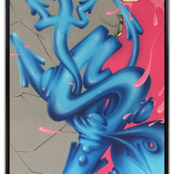 SEEN -  "Devil Tails"  Airbrush on Canvas