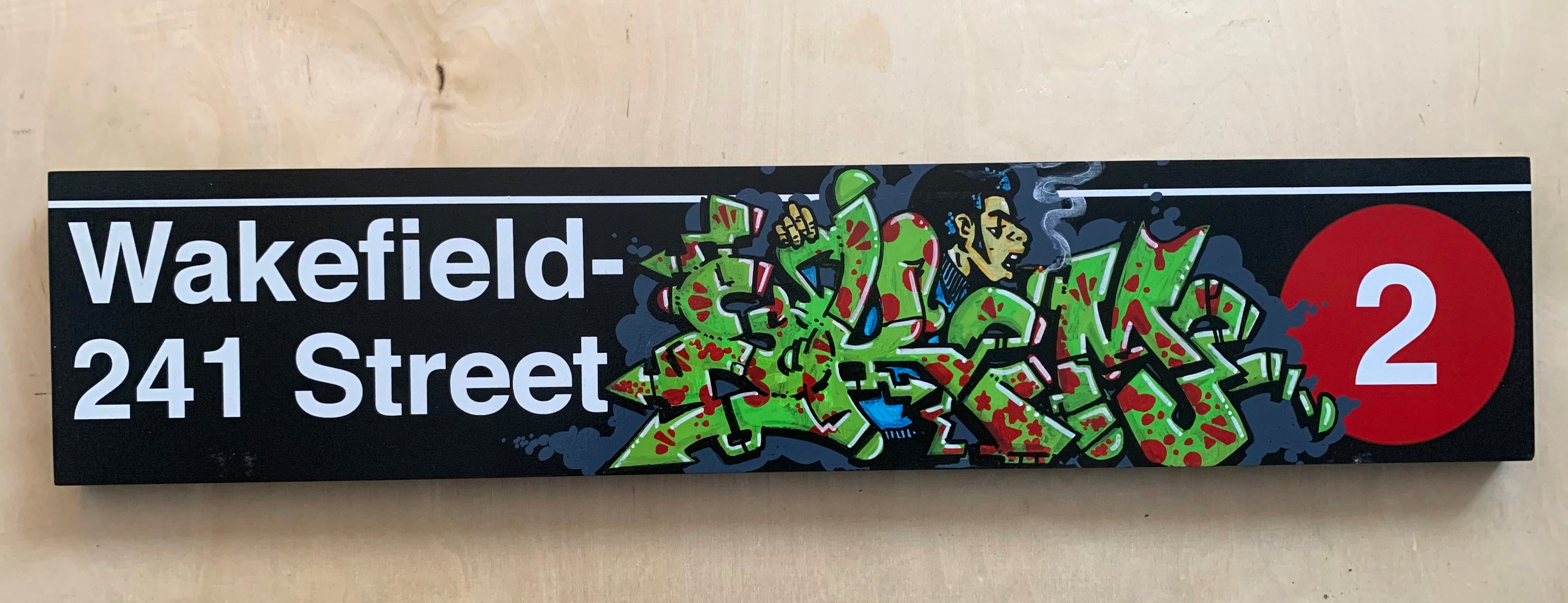 SKEME - "2 Yard Action" Painting