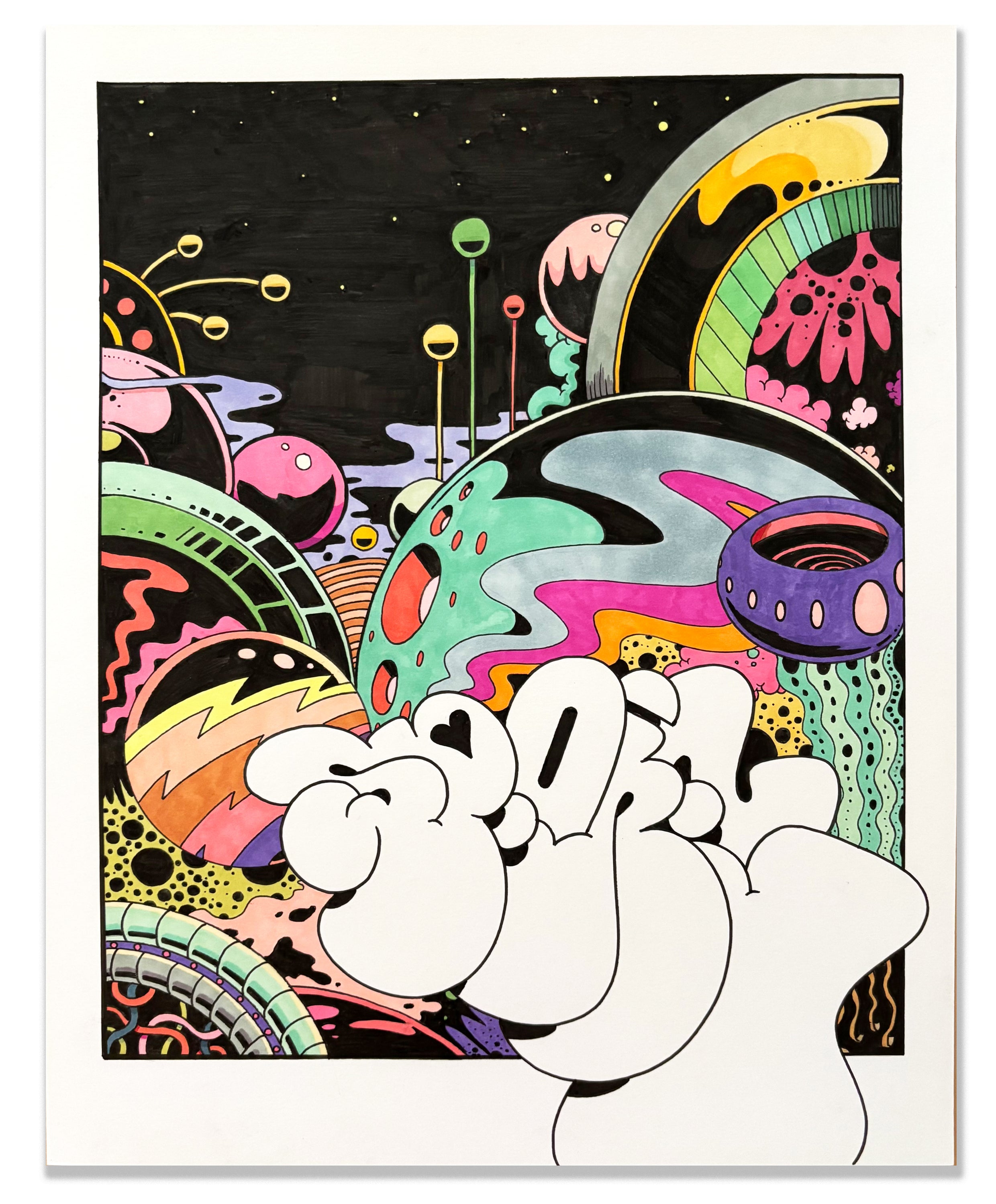 SPONE - "Untitled"  drawing
