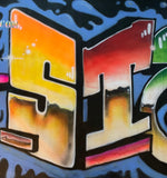 STAN 153 - "Popsicle" Large painting