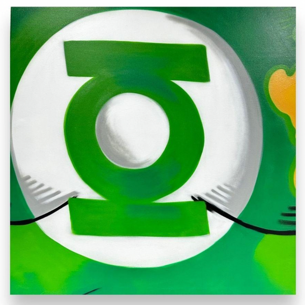 CRASH - "Green Lantern" Painting