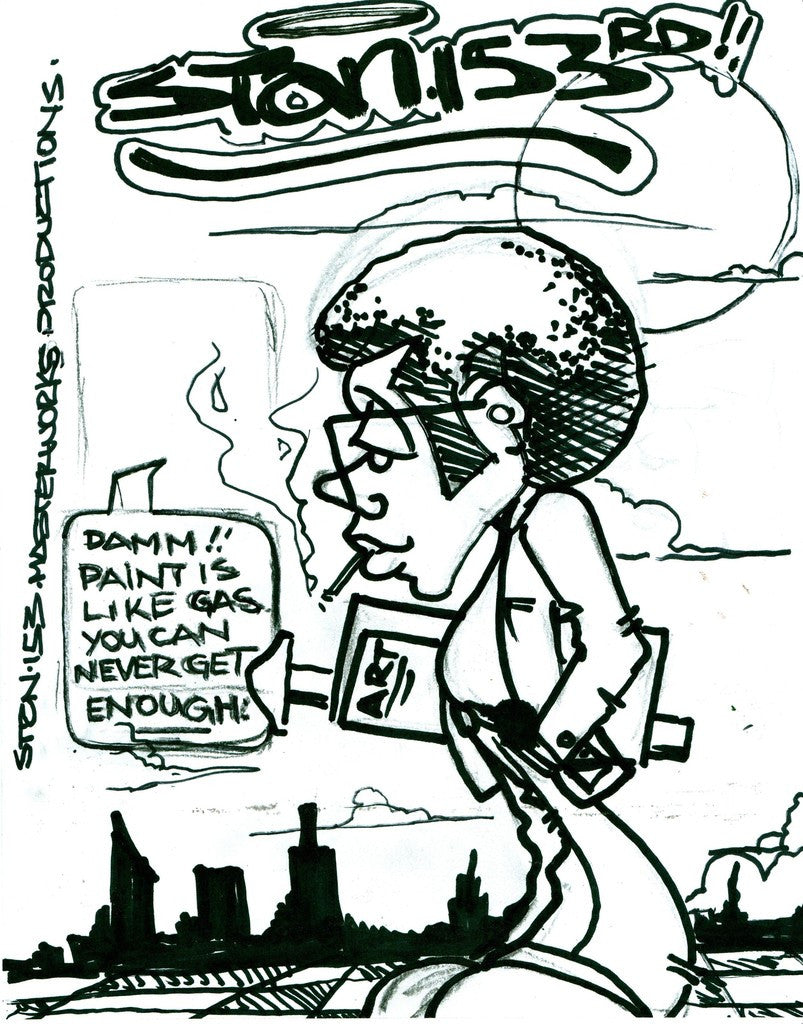 STAN 153 - "Paint is like Gas" Drawing