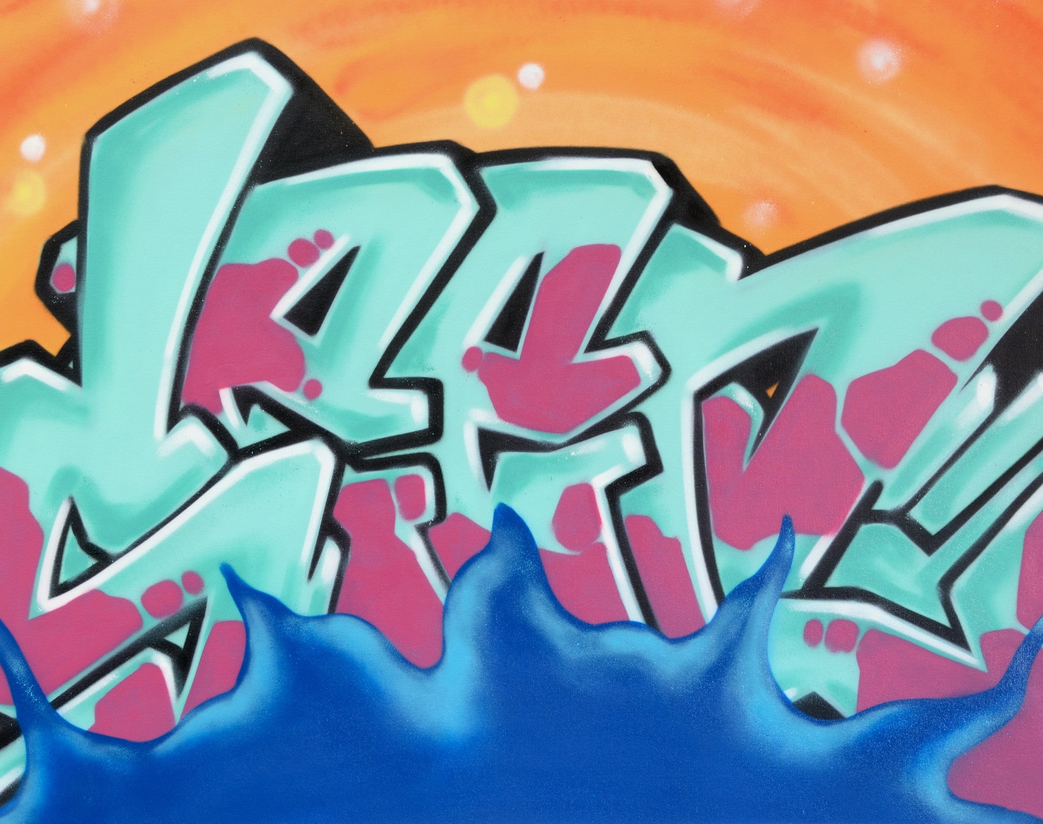GRAFFITI ARTIST SEEN - "SEEN" Aerosol on Canvas