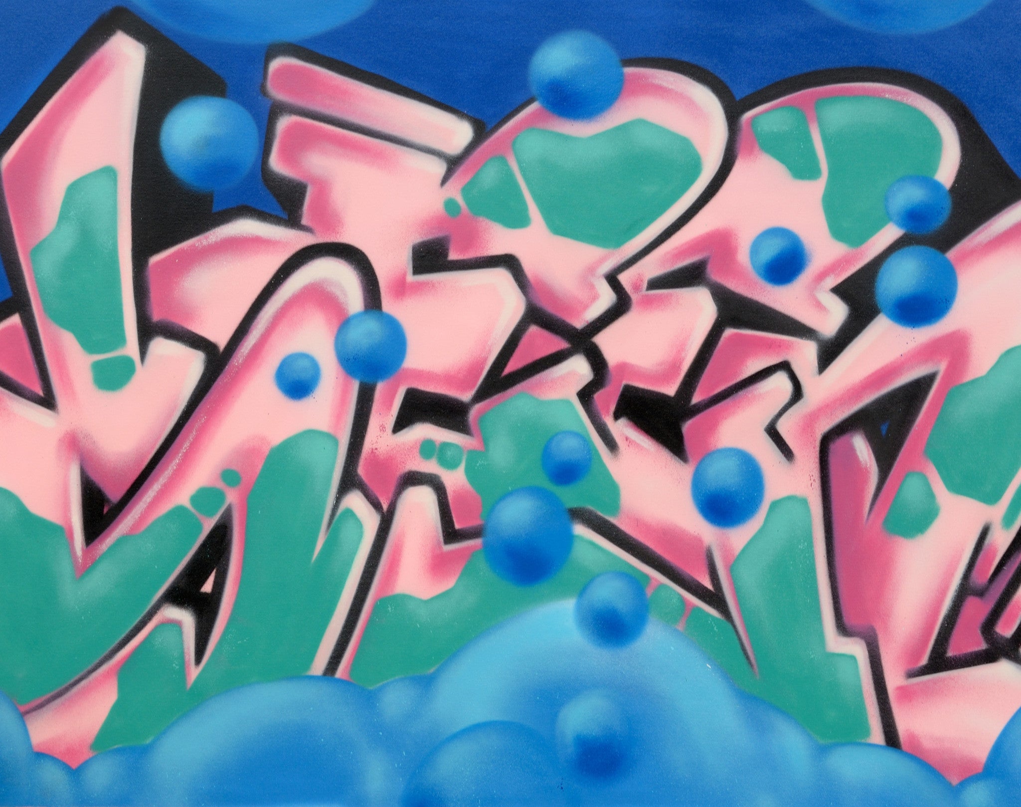 GRAFFITI ARTIST SEEN - "SEEN" Aerosol on Canvas