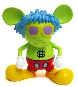 KEITH HARING - 6" Green Andy Mouse