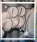 GRAFFITI ARTIST SEEN  -  "Super Bubble"  Aerosol on  Canvas