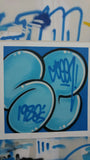 GRAFFITI ARTIST SEEN  -  "Signature Bubble"   Aerosol on  Canvas