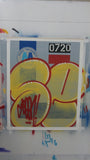 GRAFFITI ARTIST SEEN  -  "MTA"  Aerosol on  Canvas