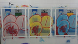 GRAFFITI ARTIST SEEN  -  "MTA"  Aerosol on  Canvas
