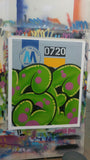 GRAFFITI ARTIST SEEN  -  "MTA"  Aerosol on  Canvas