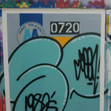 GRAFFITI ARTIST SEEN  -  "MTA"  Aerosol on  Canvas