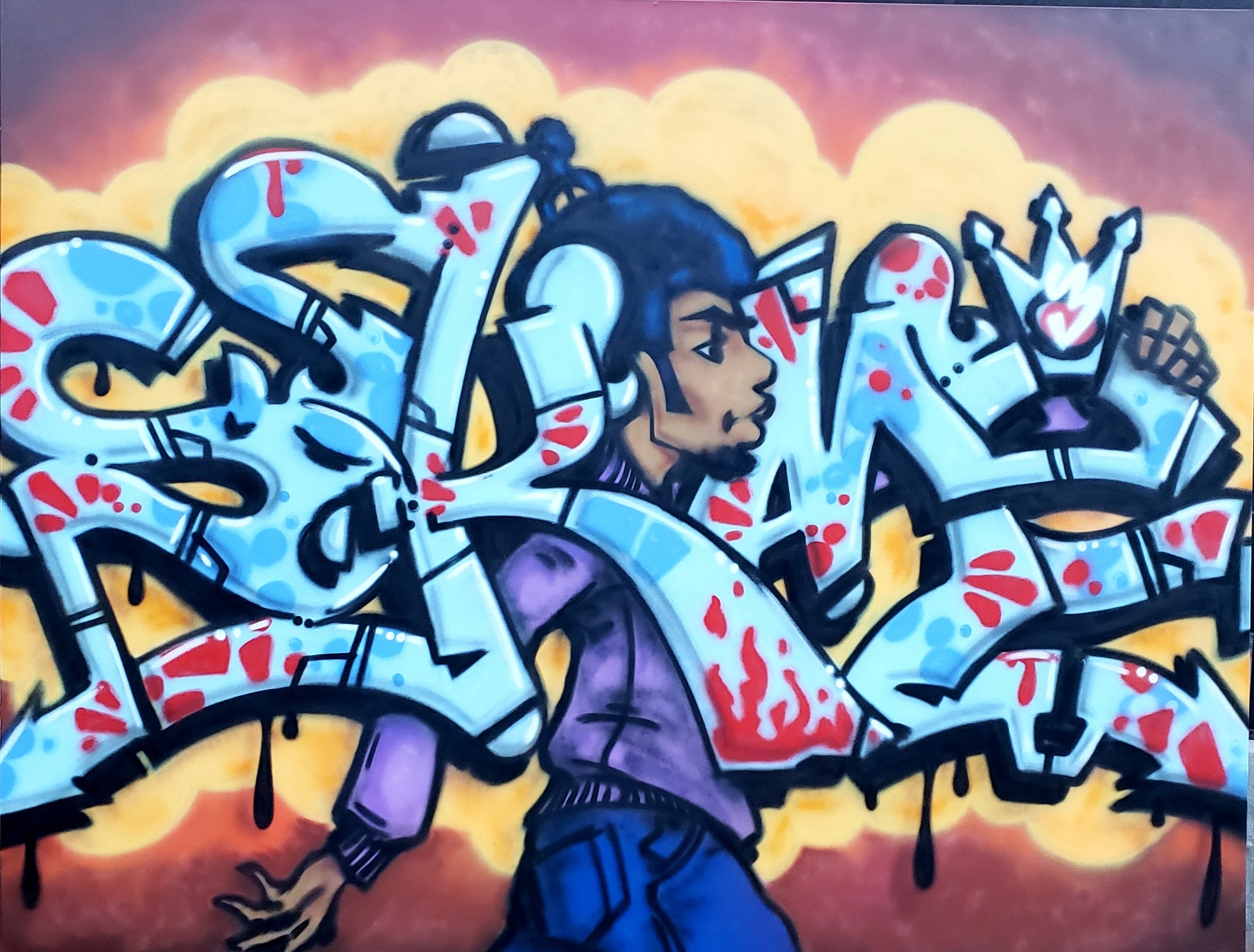 SKEME - "King Me" Painting