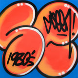 GRAFFITI ARTIST SEEN  -  "Signature Bubble"   Aerosol on  Canvas