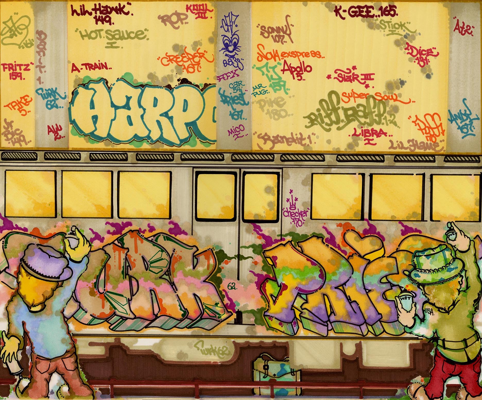 FUZZ ONE - "TURK" Drawing