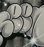 GRAFFITI ARTIST SEEN  -  "Super Bubble"  Aerosol on  Canvas