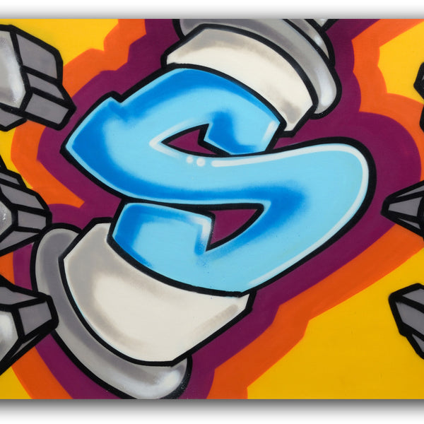 GRAFFITI ARTIST SEEN  -  "Exploding Can"  Aerosol