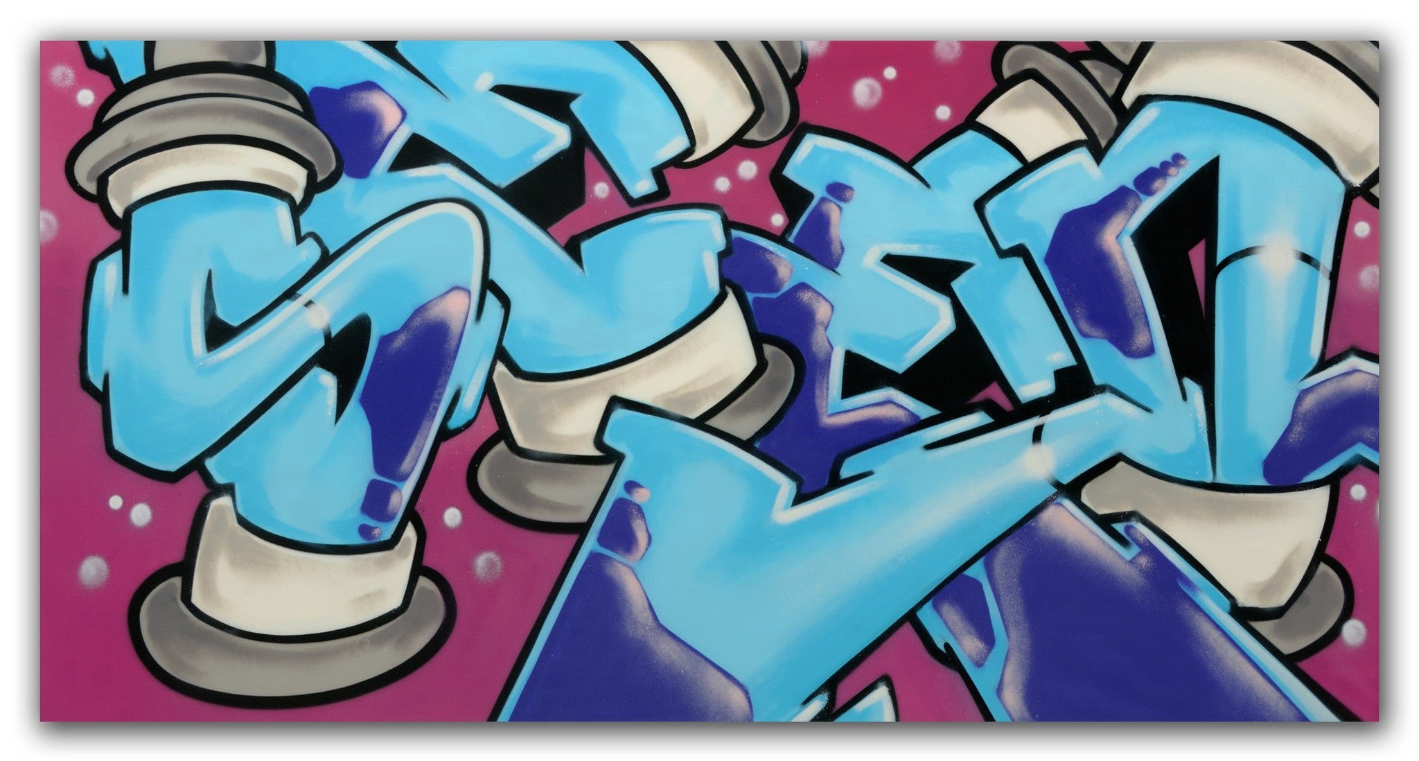 GRAFFITI ARTIST SEEN - "SEEN Cans" Canvas