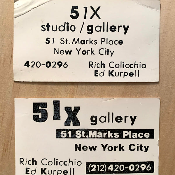 51X Business Cards 1982-3