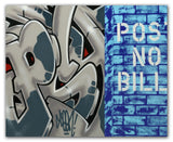 GRAFFITI ARTIST SEEN "Post No Bills  Aerosol Canvas