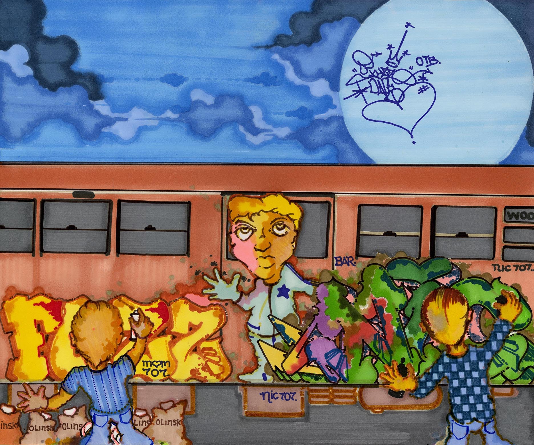FUZZ ONE - "NIC707" Drawing