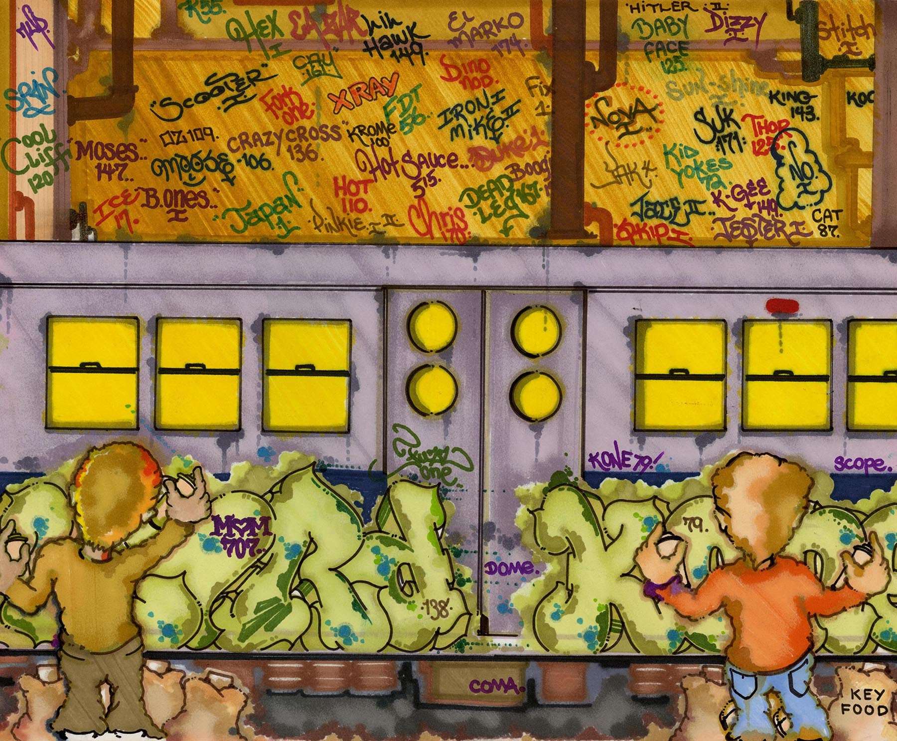 FUZZ ONE - "KONE79" Drawing