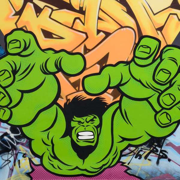 SEEN   "HULK"  Aerosol on  Canvas