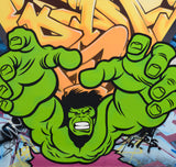 SEEN   "HULK"  Aerosol on  Canvas