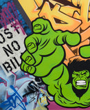 SEEN   "HULK"  Aerosol on  Canvas
