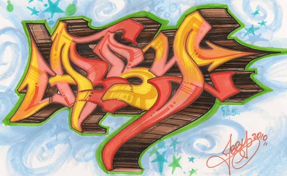 Abby - "Untitled" Blackbook Drawing