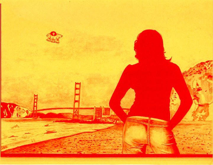 ALBERT REYES - "Watching" Print