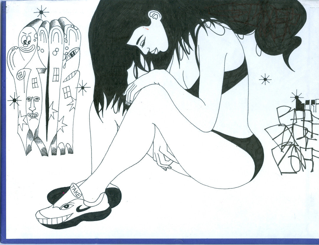 ALBERT REYES - " Untitled "Drawing