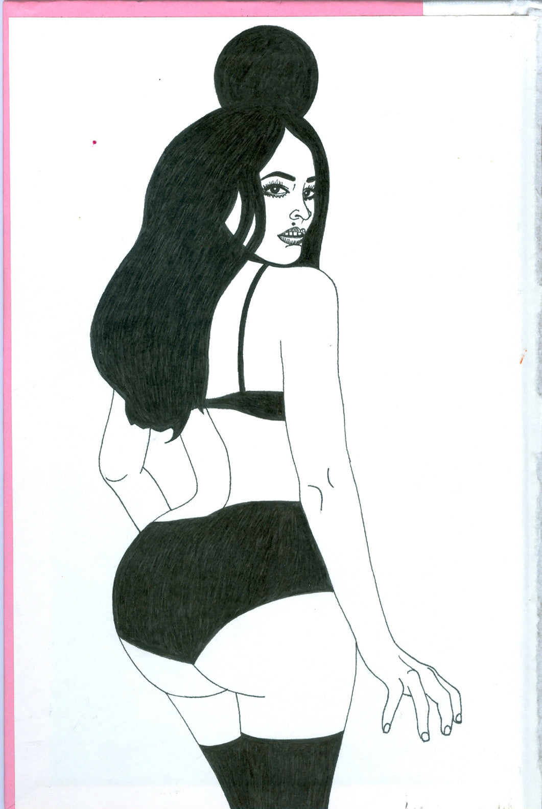 ALBERT REYES - "Backside#1 "Drawing