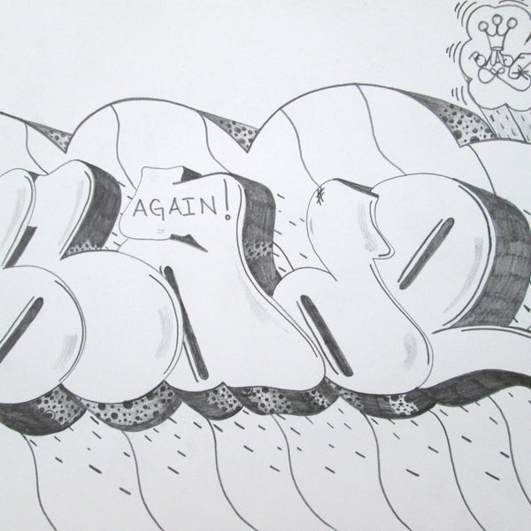 BLADE - "Bubble Letter Style" -  Drawing