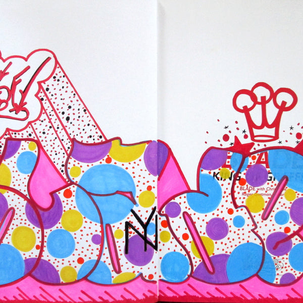 BLADE - "King of graffiti" Custom Book Drawing 5