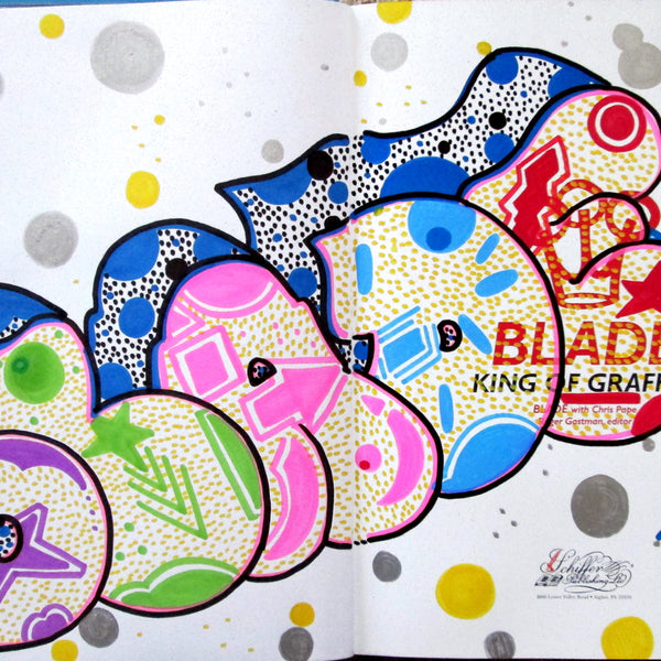BLADE - "King of graffiti" Custom Book Drawing 11