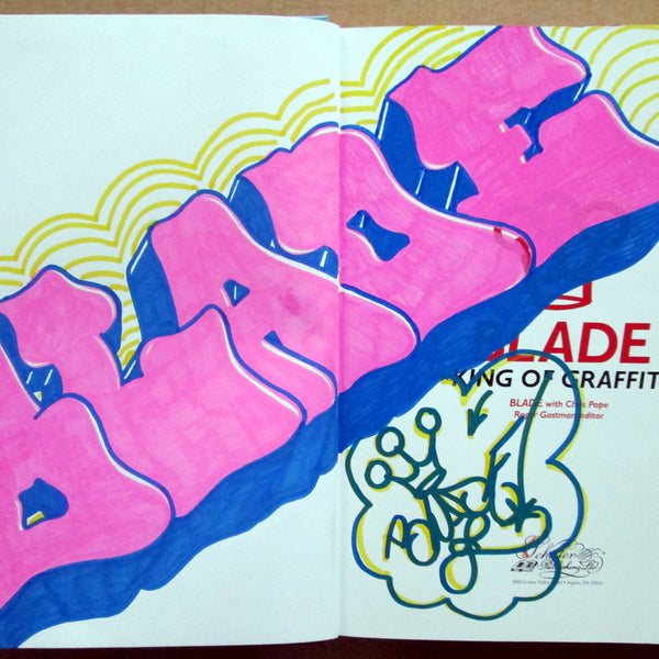 BLADE - "King of graffiti" Custom Book Drawing 13
