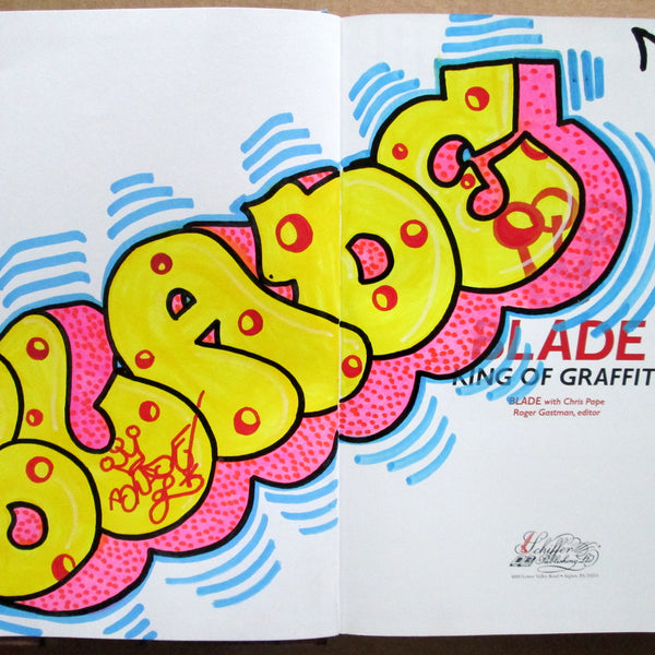 BLADE - "King of graffiti" Custom Book Drawing 14