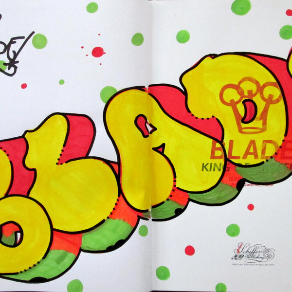 BLADE - "King of graffiti" Custom Book Drawing 8