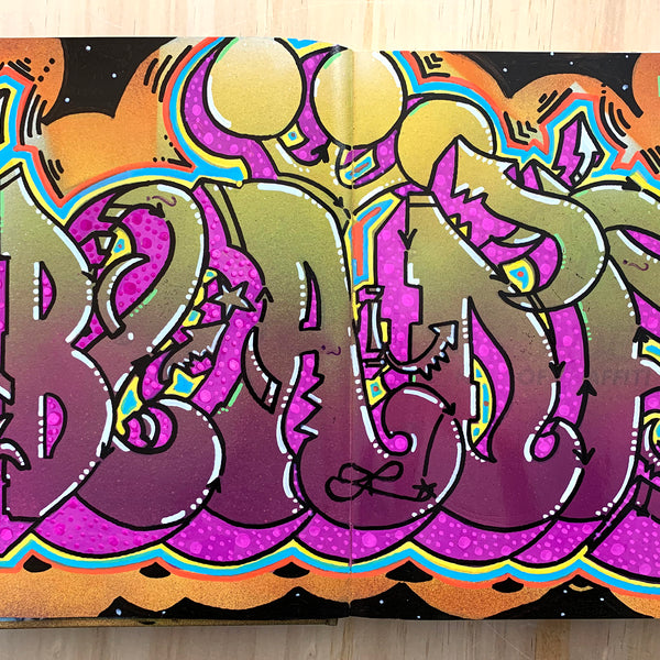BLADE - "King of graffiti" Custom Book Drawing 16