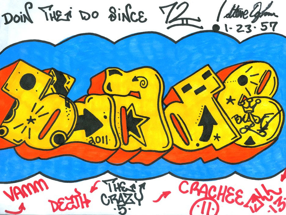 BLADE - Untitled - Black Book Drawing