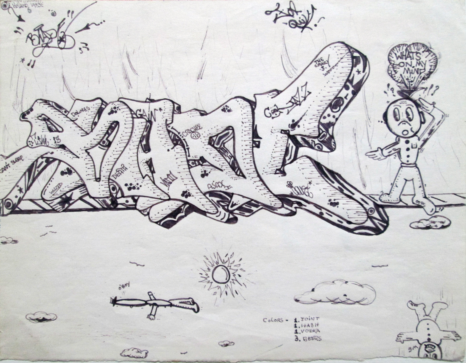 BLADE - "For QUIK" -  Drawing 1983